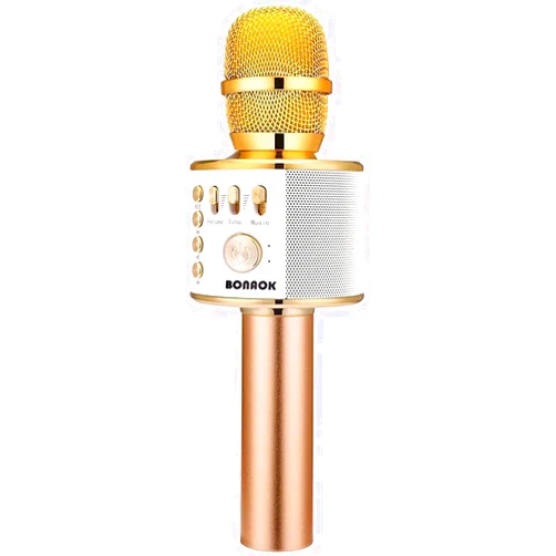BONAOK Wireless Bluetooth Karaoke Microphone,3-in-1 Portable Handheld Karaoke Mic Speaker Machine Christmas Birthday Home Party