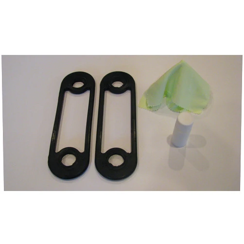3RedLightFix Pair of 2.5LB Aftermarket (Non-OEM) Resistance Bands for Soloflex Muscle Machine + 303 Aerospace Protectant Sample and Microfiber Cleaning Cloths
