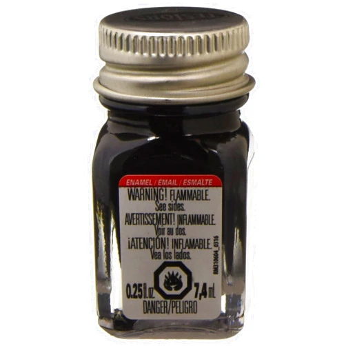 Testors Testor Gloss Black Enamel Paint