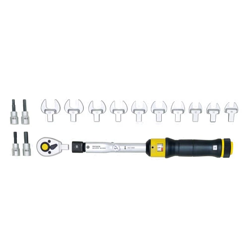 Proxxon 23341 MicroClick Torque MC 60-Multi (12-60 Nm, Including Open-end Wrench, Ratchet Head 3/8 inch, incl. Screwdriver Inserts)