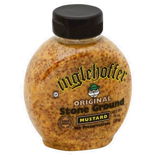 Inglehoffer Mustard Stone Ground Squeeze 10.0 OZ(Pack of 1)