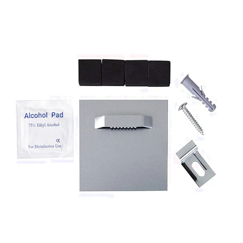 Stas Picture Hanging Systems STAS Self Adhesive Hanger for Mirrors and Hanging Art / Photos on Acrylic, Glass, Dibond, Plexiglass, Aluminium or other flat panels - 3.15 x 3.15