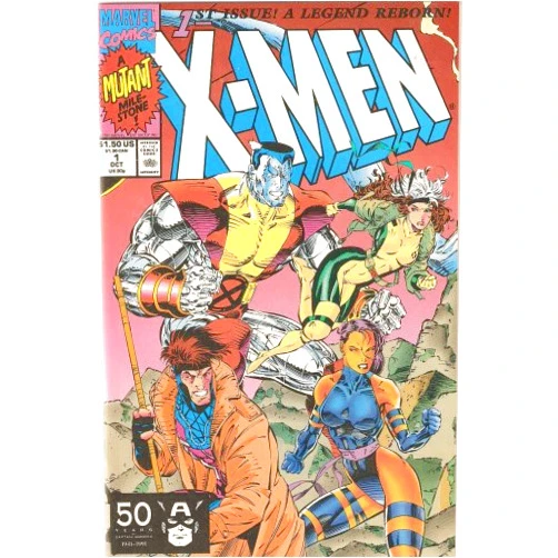 By Chris Claremont (Author), Jim Lee (Illustrator) X-Men #1 Cover B (Colossus, Rogue, Gambit and Psylocke cover) Vol. 1 October 1991