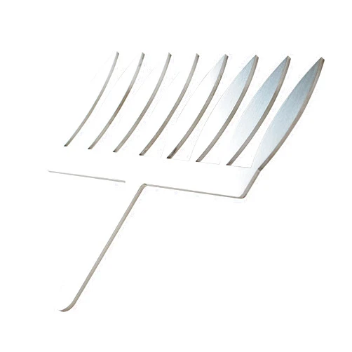 Martallato 20FH01L Frank Haasnoot Chocolate-Decoration Tool, Leaf Comb 3-1/8 Inch High