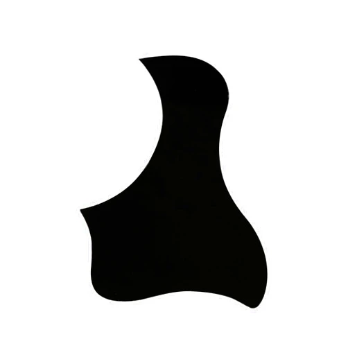 Metallor Acoustic Guitar Pickguard Anti-Scratch Guard Plate Self Adhesive Bird Shape Pick Guards Cool Guitar Accessories Gifts Black.