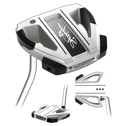 TaylorMade Spider EX Putter, Platinum/White, Single Bend