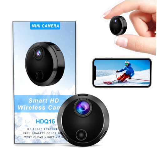 Usoruity Hidden Cameras -Surveillance Camera with Motion Detection and Night Vision -WiFi Wireless Camera -1080P Indoor Camera -Nanny Cam -Spy Camera - Mini Camera -WiFi Cameras for Pet/Baby/Nanny with App-AAA