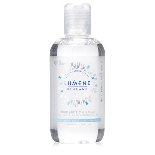 Lumene Nordic Hydra [Lähde] Pure Arctic Miracle 3-in-1 Micellar Cleansing Water, 8.45 Fl Oz