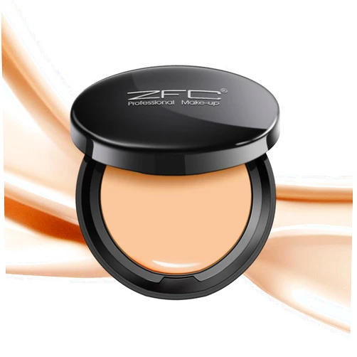 ZFC Foundation Makeup Concealer, Medium-to-Full Coverage Foundation Cream, Long Lasting Waterproof Up to 12HR Hybrid Setting Powder