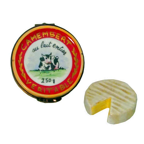 British American Imports Limoges Box - Camembert Cheese in a Box