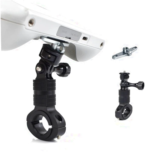 KOQINVIZ Aluminum Bike Handlebar Mount for DJI RC / RC2 Remote Control,Adjustable Bicycle Mount Adapter Base Holder for DJI Mini 4 Pro/Mini 3 Pro/Mini 3, Black