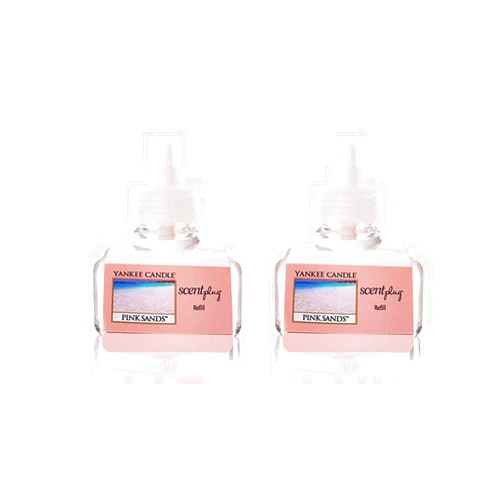 Yankee Candle Pink Sands Scentplug Refill Bottles 0.6 Oz (Pack of 2)