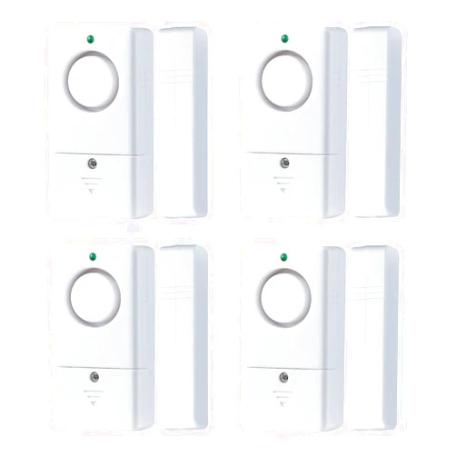 Ranisny Door Alarm Sensor, Alarm for Doors When Opening, 120DB Window Door Alarm, Door Alarms for Kids Safety, 4 Pack Pool Alarms for Doors Entry Sensor Burglar Alert for Home Security Kids