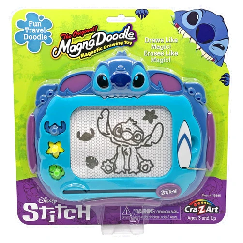 Cra-Z-Art Stitch Travel Magna Doodle Magnetic Drawing Board, Lilo and Stitch Kids Toy Gift