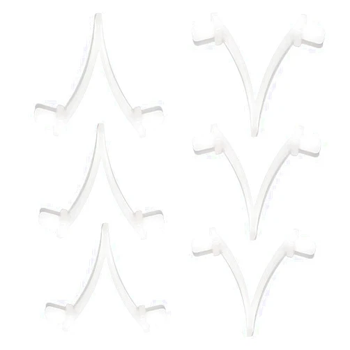 ATIE Butterfly Pool Clips - 6 Pack Attachment Clips for Swimming Pool Brush, Skimmer, Vacuum, Mini Jet Vacuum, Telescopic Pole