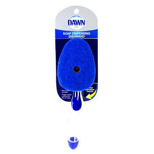 Dawn No-Drip Fillable Dishwand Non-Scratch, Clear