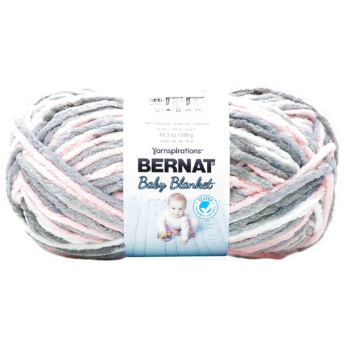Bernat Baby Blanket Big Ball Yarn-Baby Grays