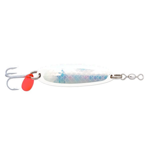 Luhr Jensen Luhr-Jensen 3/8 Krocodile Treble Hook, Pearl/Fishscale (Model: 1003-038-0581)