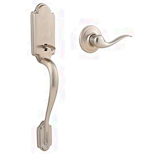 Kwikset Arlington Lower Handleset Only with Tustin Interior Lever (Satin Nickel)