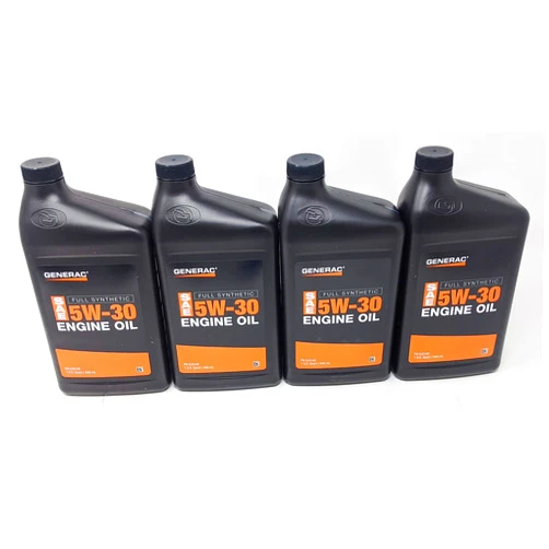 Generac 4-Quarts Full Synthetic Motor Oil 5W-30 SN Part 0J5140F