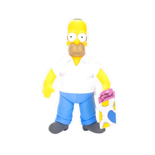 JAKKS Pacific Disney The Simpsons Homer Plush Features Soft Fabric Body with Sculpted Head Officially Licensed by Disney