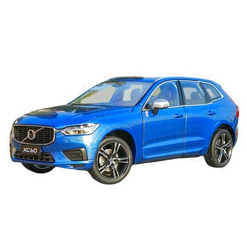 CAILING Simulation Alloy Die Cast Mini Car Model Toy Cars 1/18 for Volvo XC60 SUV T5 AWD SUV Diecast Car Model Children's Toy Car Gift Collection ( Color : Blue )