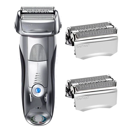 Ruzros Replacement Head Compatible with Braun Electric Foil Shaver，70S Series 7, Compatible with Braun Series 7 790cc 760cc 750cc 720 799 797 (2 Pack)
