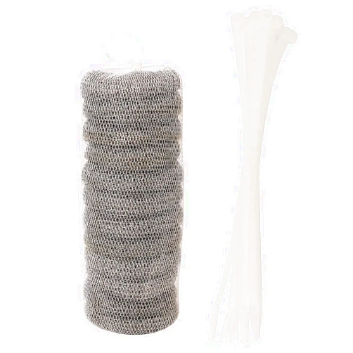 LVYOUIF Lint Traps LVYOUIF Stainless Steel Washing Machine Lint Snare Traps, 12 PCS Washer Hose Lint Traps with 12 PCS Cable Ties, Laundry Mesh Washer Sink Drain Hose Screen Filter