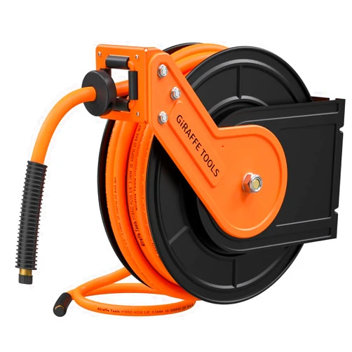 Giraffe Tools TA15B Retractable Air Hose Reel Wall Mount 3/8