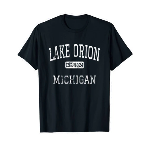 Lake Orion Michigan Vintage Lake Orion Michigan MI Vintage T-Shirt