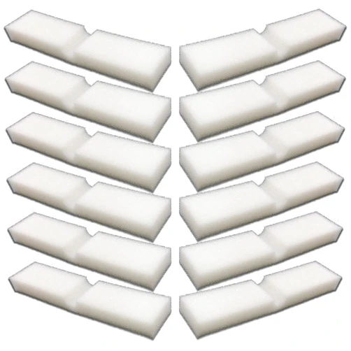 Zanyzap 12 Pack of Foam Filter Pads for Fluval FX4 / FX5 / FX6