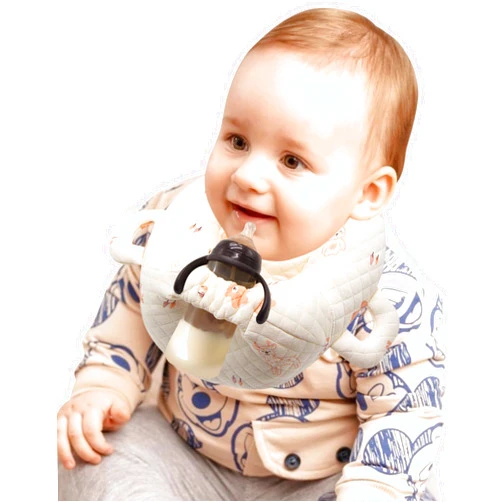 BravSco Baby Bottle Holder Hands Free, Bottle Holder for Baby Self Feeding with Adjustable Strap, Bottle Propper for Baby, Baby Nursing Pillow for Breastfeeding, Baby Self Feeding Cushion, Cute Bear