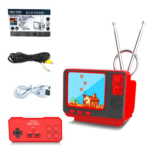 EASEGMER Handheld Game Console GV300S with 168 Classic Game Retro Video Game Console Mini TV Style Support AV Output 2 Player 3.0