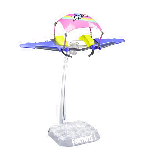 Fortnite Victory Royale Series Llamacorn Express Collectible Glider for Action Figure with Display Stand - Ages 8 and Up, 6-inch
