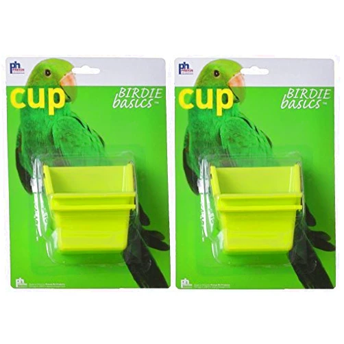 PH Prevue Hendryx (2 Pack) Prevue Birdie Basics Perch Cups 4oz