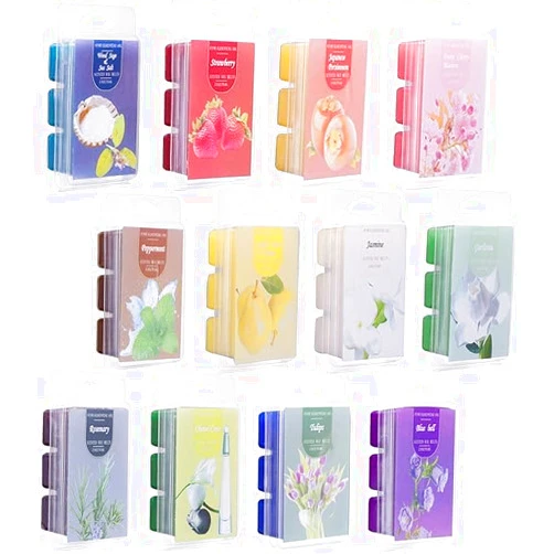 TLNFHRPI Scented Soy Wax Melts - Set of 12 Assorted 2.5oz Wax Cubes/Tarts - Bulk Value Home Fragrance for Candle Wax Warmer - Refreshing Scents for Your Space