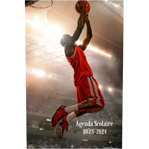 LE PETIT KONGOUROU AGENDA SCOLAIRE 2023-2024: BASKETBALL - pour les sportifs et les passionnés de BASKET :2 jours par page | 6*9po - 208 pages (French Edition)