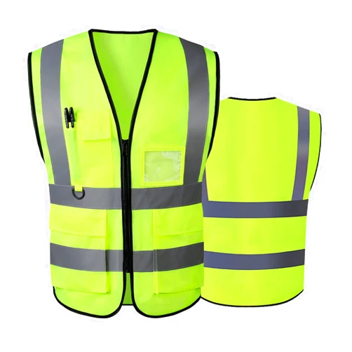 Tydon Guardian Reflective Safety Vest for Women Men High Visibility Security With Pocket Zipper Front Meet ANSI/ISEA Standard