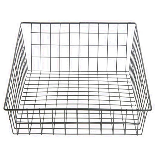 WIRECRAFT MANUFACTURING COMPANY Bagel Basket Rectangular Black Wire - 14