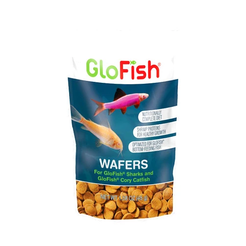 Tetra GloFish Wafers for GloFish Sharks and GloFish Cory Catfish, 1.58 Oz., Bottom-Feeding Fish Food