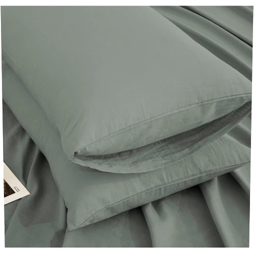 TUMEI 100% Linen King Pillow Cases(35.83