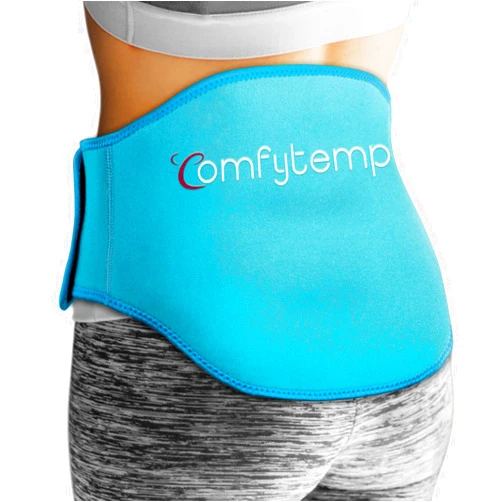 Comfytemp Ice Pack for Lower Back Pain Relief, FSA HSA Eligible, Reusable Gel Back Ice Pack Wrap for Sciatica Injuries with Hot Cold Compression, Back Brace for Lumbar, Waist, Sciatic Nerve, Coccyx