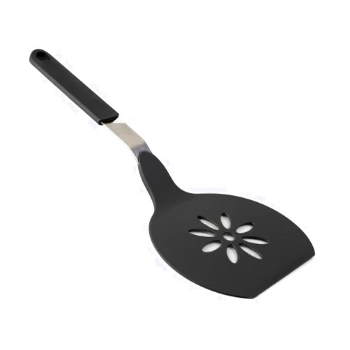 Homi Styles Jumbo Nylon Spatula, Non-Stick, and Dishwasher Safe - Ideal for Cooking, Flipping, and Serving, Great for Pancake Flipper, Egg Pancake Turner - 15 X 6.5 Inches Extra Large Spatula (Black)