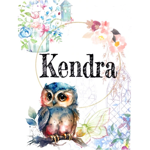 Jada Hudson-Dewitt Kendra: Uniquely Personalized Composition Notebook *NEW SCHOOL YEAR MUST HAVE*: 120 Premium College Ruled Pages, 60 Sheets, Ideal for Note Takers, Day Dreamers, and All That Matters To You