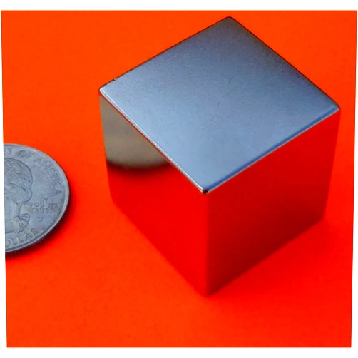 Applied Magnets Crazy Strong Neodymium Magnet 1 inch Cube (25.4mm)