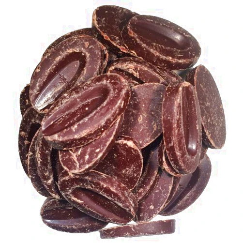 OLIVENATION Valrhona Equatoriale 4661 55% Dark Semi Sweet Chocolate Callets from OliveNation for Baking & Enrobing - 2 lbs