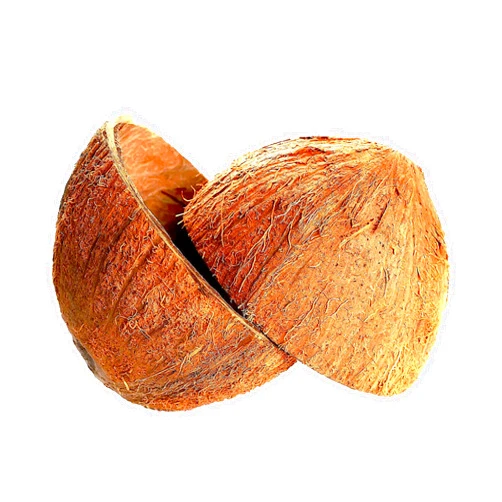 SIRIMAL 2pcs Coconut Shell Halves Eco-Friendly Ceylon 100% Natural Coconut Shell Halves Organic Coconut Shell Halves For Handcraft Handmade Coco Shell 2pcs HALVES