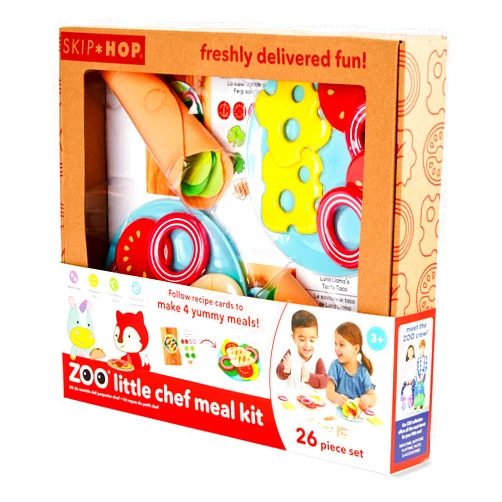 Skip Hop Play Food Set, Zoo Little Chef Meal Kit