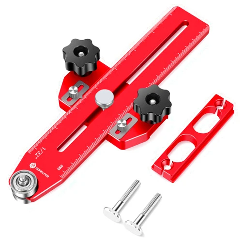 Gohelper Thin Rip Jig Table Saw Jig Guide for Making Repetitive Narrow Strip Cuts, Fit for 3/8