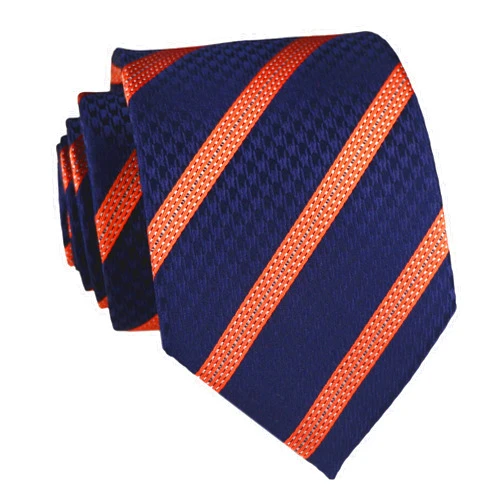 Elfeves Men's Modern Striped Patterned Formal Ties College Daily Woven Neckties
